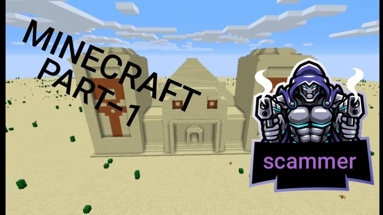 |Minecraft|-part 1 |desert temple|