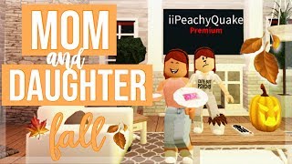 MOM AND DAUGHTER FALL ROUTINE | Bloxburg screenshot 3