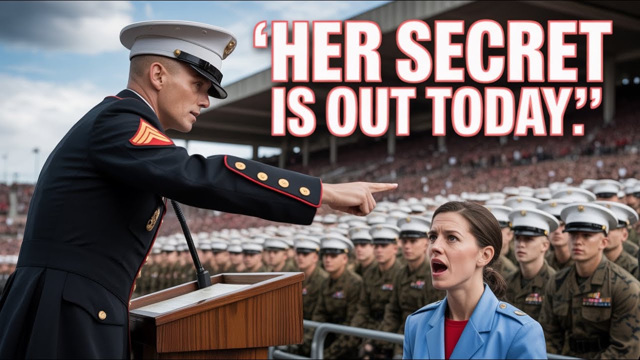 She Only Came to Watch Her Son Graduate — Until a USMC Captain Saw Her Tattoo and Froze