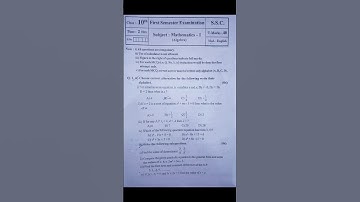 Class 10th maths-1 first semester exam🔥| maharashtra board | #firstsemester #exam #ssc #mhboard |