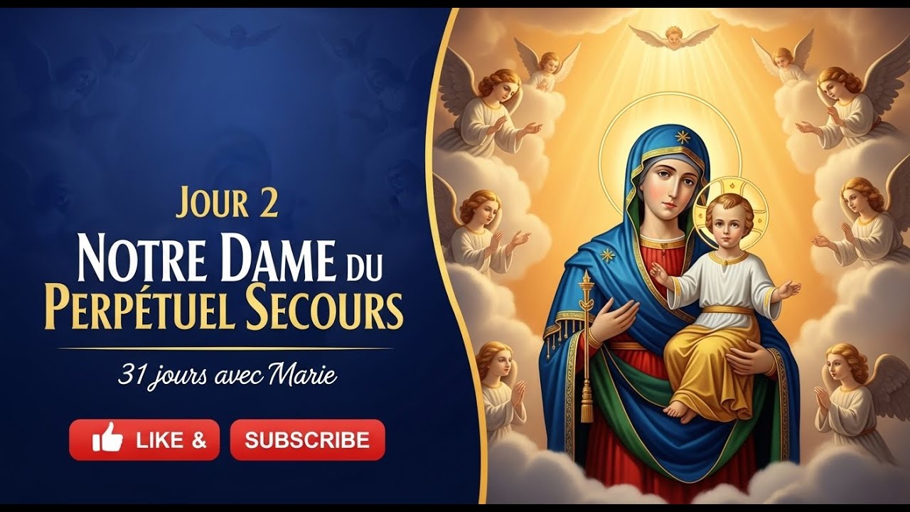 Jour 2 Prière Miraculeuse à Notre Dame du Perpétuel Secours| Obtenez Aide, Force Intercession Divine