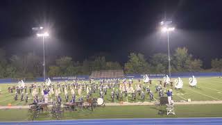 QHS Marching Blue Devils at Octoberfest 2022 in Quincy, Illinois
