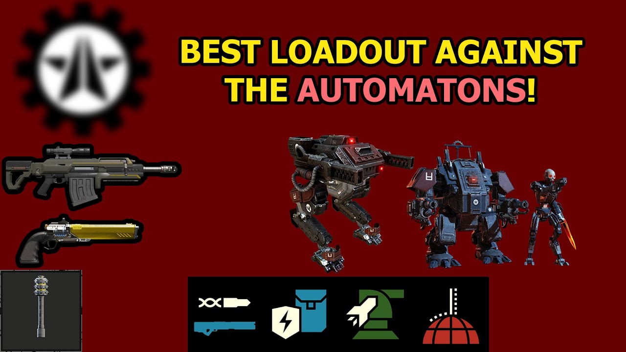 Helldivers 2 - Best Loadout Against Automatons 2025