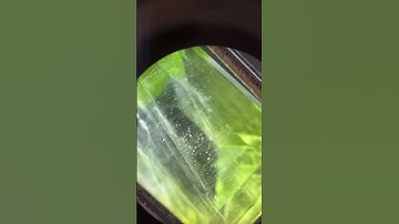 Gemstone Under Microscope - Natural Peridot 天然橄欖石