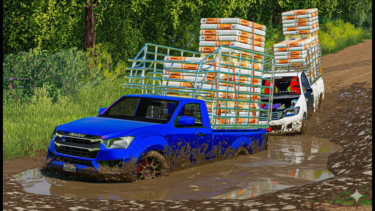 Управление грузовиком с прицепом, груженным удобрениями, едва не привело к смертельной аварии. (С...