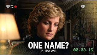 Princess Diana’s Estate Shock: Only One Name In The Will!