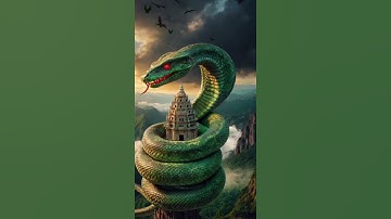 AI Nature ExplorationAI Travel Discovery | Python attacking | Giant Snake #naturescenery #shortsAI