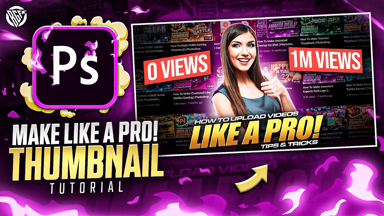 Make This YouTube Thumbnail Like A Pro! | Photoshop Tutorial | Urdu/Hindi | BOSS GFX