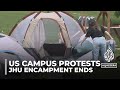Johns Hopkins encampment ends: University agrees to consider divestment