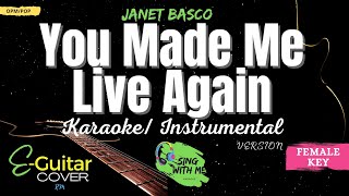 YOU MADE ME LiVE AGAIN- Janet Basco - EGuitar Cover Song Instrumental/Karaoke Version