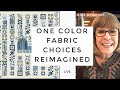 Alex Anderson LIVE - One Color Quilts - Monochromatic Fabric Choices Reimagined