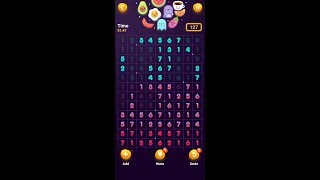 Numberzilla (by AppCraft) - free offline number matching puzzle game for Android and iOS - gameplay. screenshot 2