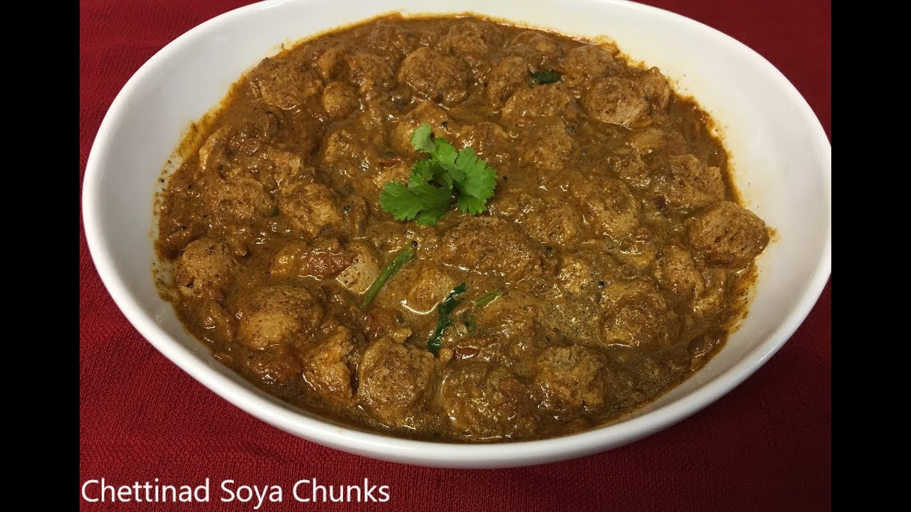 Chettinad Soya Chunks gravy All About Home YouTube