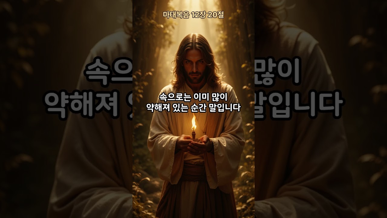 부서지기 직전의 섬세한 손길로 마태복음 