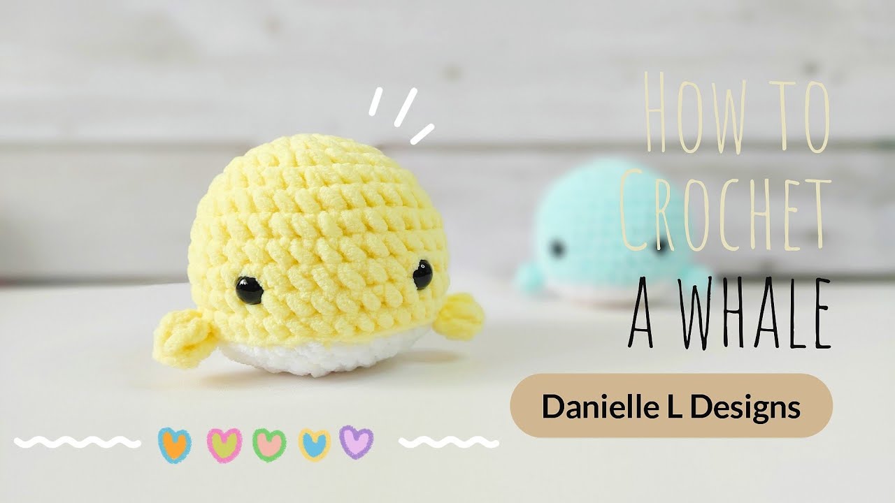 Beginner Tutorials：How to crochet a Little Whales – HEJIN