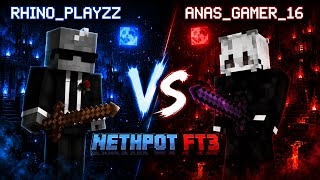 @RHINO_PLAYZZ  vs @OTAKU_INSTINCT_69  ⚔️ | Minecraft 1v1