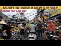 Big Saigon Vietnam Street Market Very Busy Despite Lockdown!