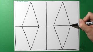 Monumental 3D Pattern / Daily Line Illusion #473 / Satisfying Spiral Drawing / Art Therapy