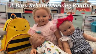 Morning Routine with a toddler and 2 babies/reborn doll roleplay by Ireland Rose Reborns 6,600 views 1 year ago 3 minutes, 19 seconds
