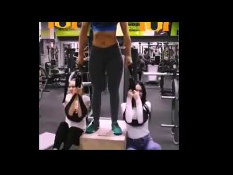 Strong Girl Lift Carry using just one finger