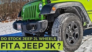 Can you Fit Stock Jeep JL Wheels on a Jeep JK? - YouTube