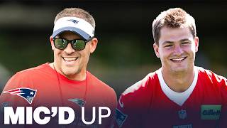 MIC'D UP: Drake Maye & Josh McDaniels During Patriots Training Camp