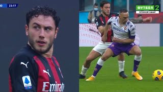 Davide Calabria vs Fiorentina | AMAZING Match | Ribery in his Pocket 😎