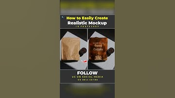 The Easiest Way To Design Realistic Mockup - Photoshop Tutorial