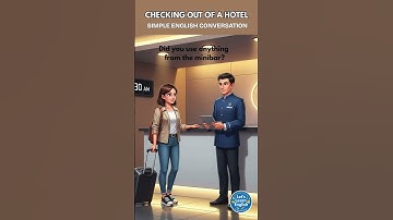 Checking Out of a Hotel – Simple English Conversation #dailyenglish #englishlearning #english