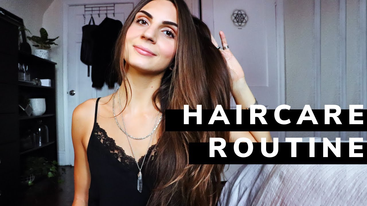 MY HAIRCARE ROUTINE for long healthy hair! (Natural, Non-toxic) - YouTube