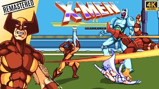 X-Men Wolverine Longplay (Arcade) [4K/Remastered/60FPS]