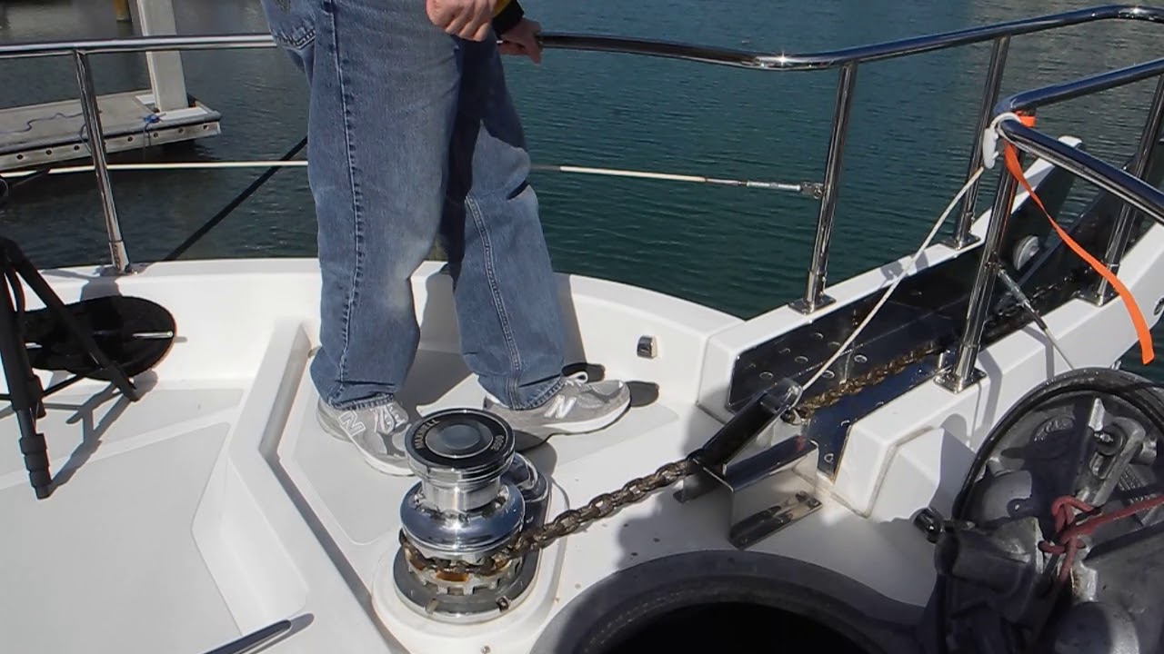 Anchor, no swivel, windlass clutch slips YouTube