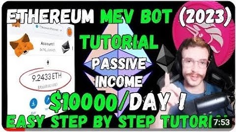This MEV bot can can give you up to 100% returns per day | Crazy Ethereum MEV bot [no download]