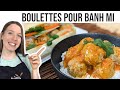 Boulettes vietnamiennes  la sauce tomate facile  hop dans le wok