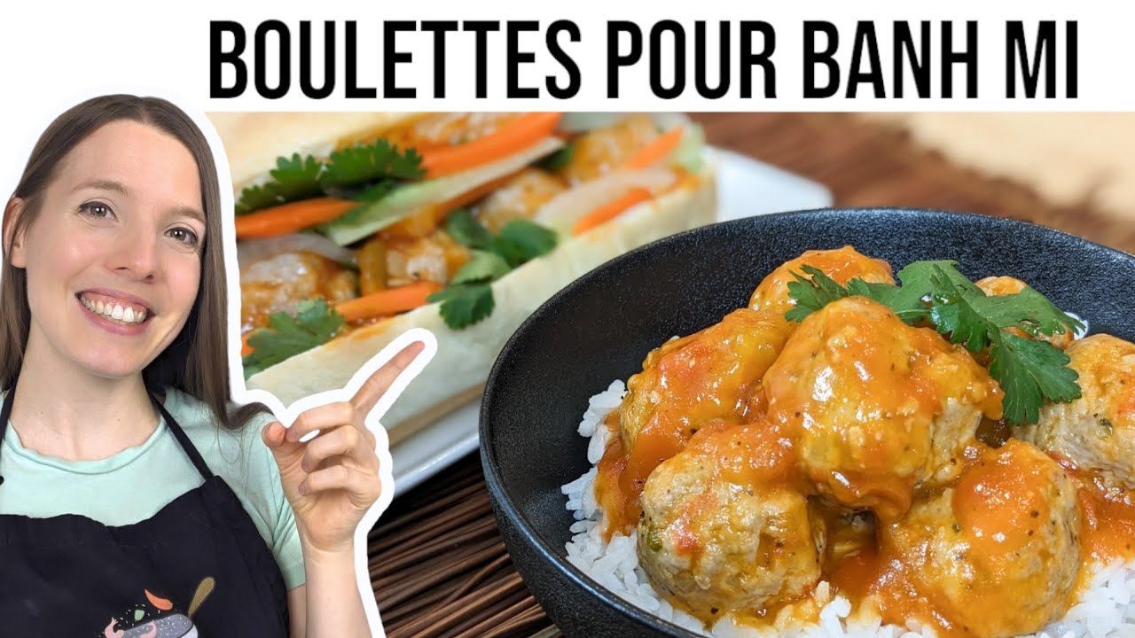 Boulettes Vietnamiennes à la Sauce Tomate (FACILE) - HOP DANS LE WOK