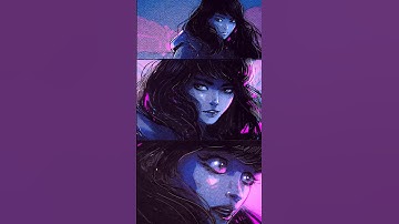 Coloring Manga inspired drawings #procreate #drawingtimelapse #digitalart