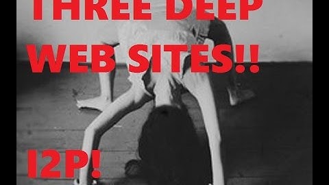 3 DEEP WEB SITES!!! I2P!