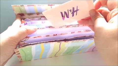 Accordion Folder From Used Envelopes