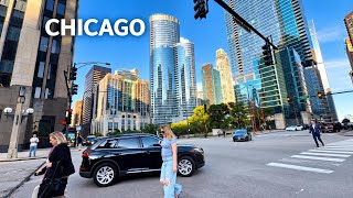 Chicago Downtown Evening Walk 4K 🇺🇸 | Beautiful Skyscrapers, City Streets | October 2026