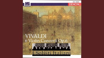 Violin Concerto in G Minor, Op. 6/1, RV 324: II. Grave