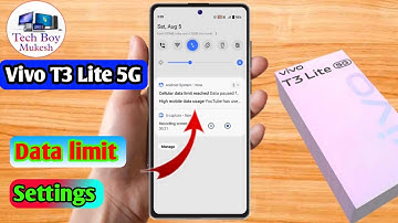 vivo t3 lite data limit setting, vivo t3 lite data limit kaise set kare