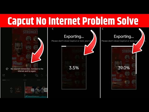 Capcut Export No Internet Connection Problem | Capcut Video Export Error - Ab Techocity editz