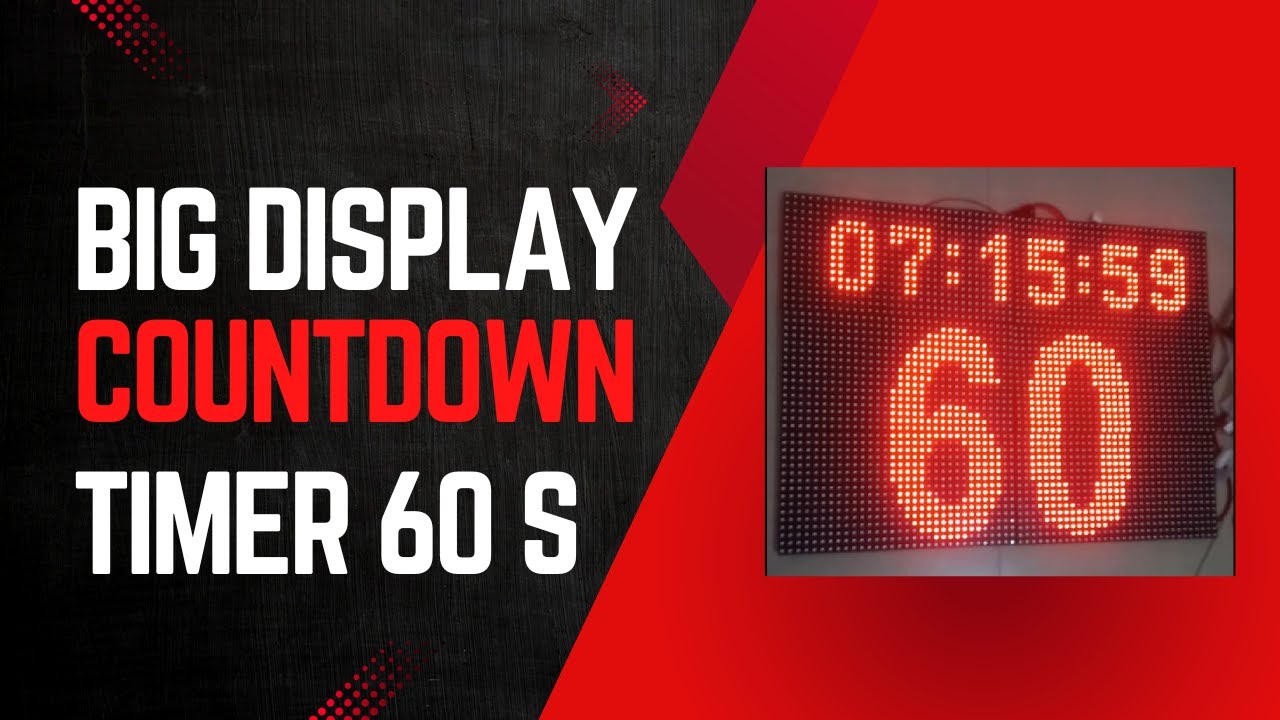 Display Waktu dan Countdown Timer 60 Detik - YouTube
