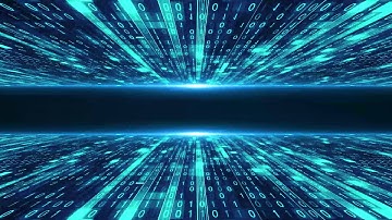 Data stream. Big data fall. Binary code drop