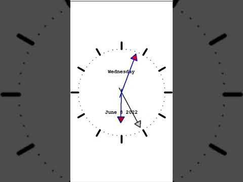 Clock made using