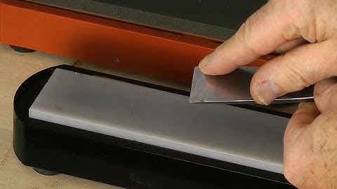 How to Sharpen Woodcarvers Chisels & Skew Chisels
