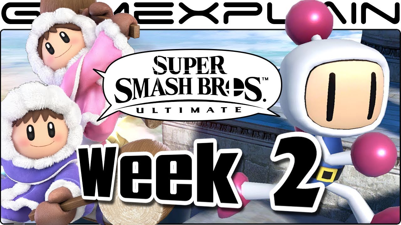 Super Smash Bros. Ultimate Update: Bomberman, Black Hole, Splatoon Song, & Ice Climbers! (Week 2) pikachu pokemon