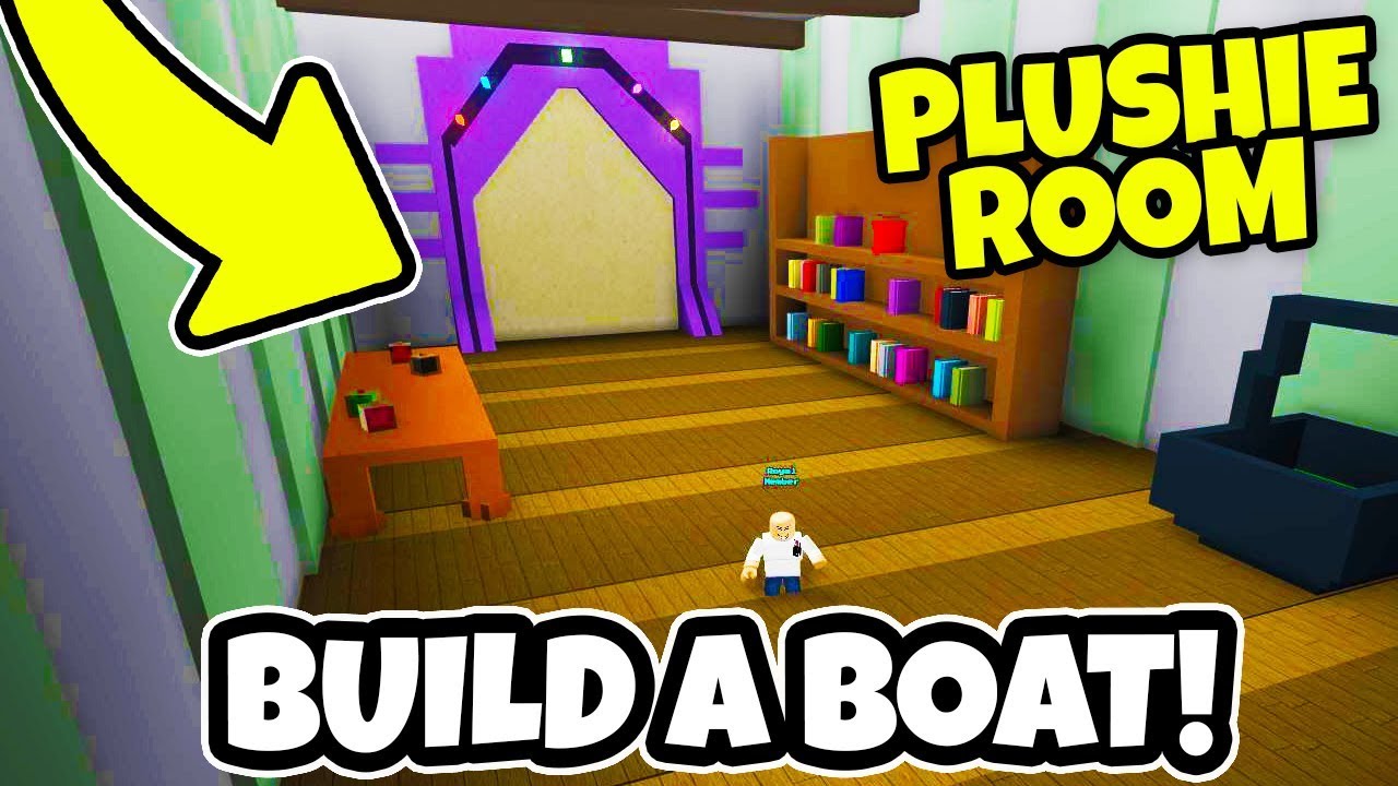 Secret Plushie Room Location Build A Boat For Treasure Roblox Youtube