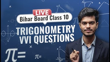त्रिकोणमिति ( Trigonometry ) class 10th