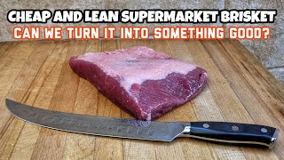 How to Smoke a Cheap and Lean Brisket